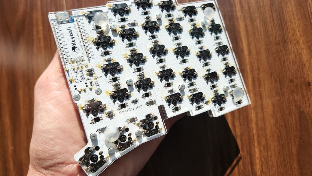 キーボード Keyball61