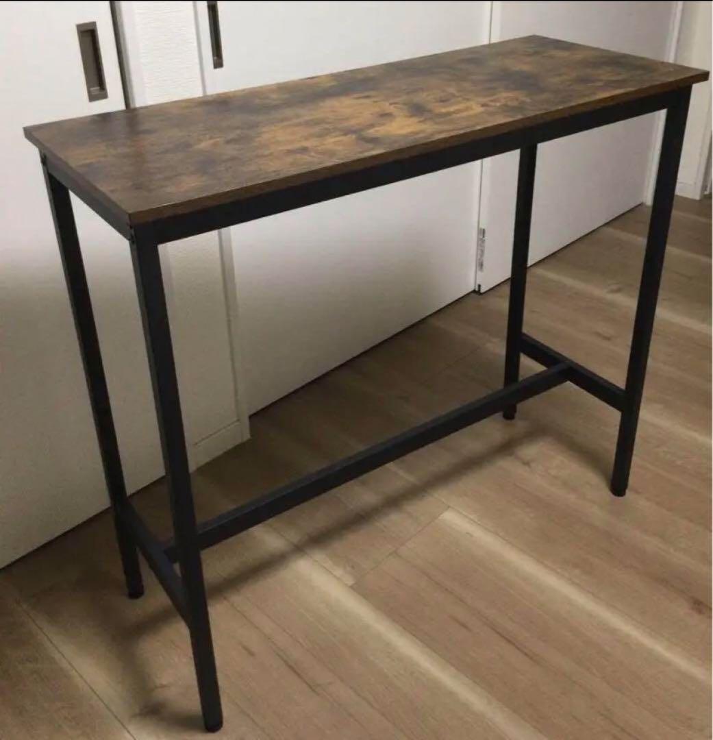 #新品　おしゃれ長方形カウンターテーブル 奥行40x 幅120x 高さ100cm