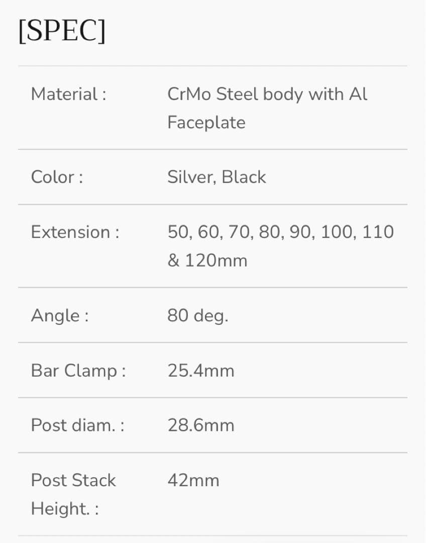 最終値下げ！ SIMWORKS Tomboy Stem 100mm 新品