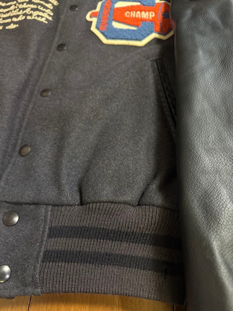 GOLDEN BEAR ANGEEZE USA製 袖革 スタジャン Mサイズ