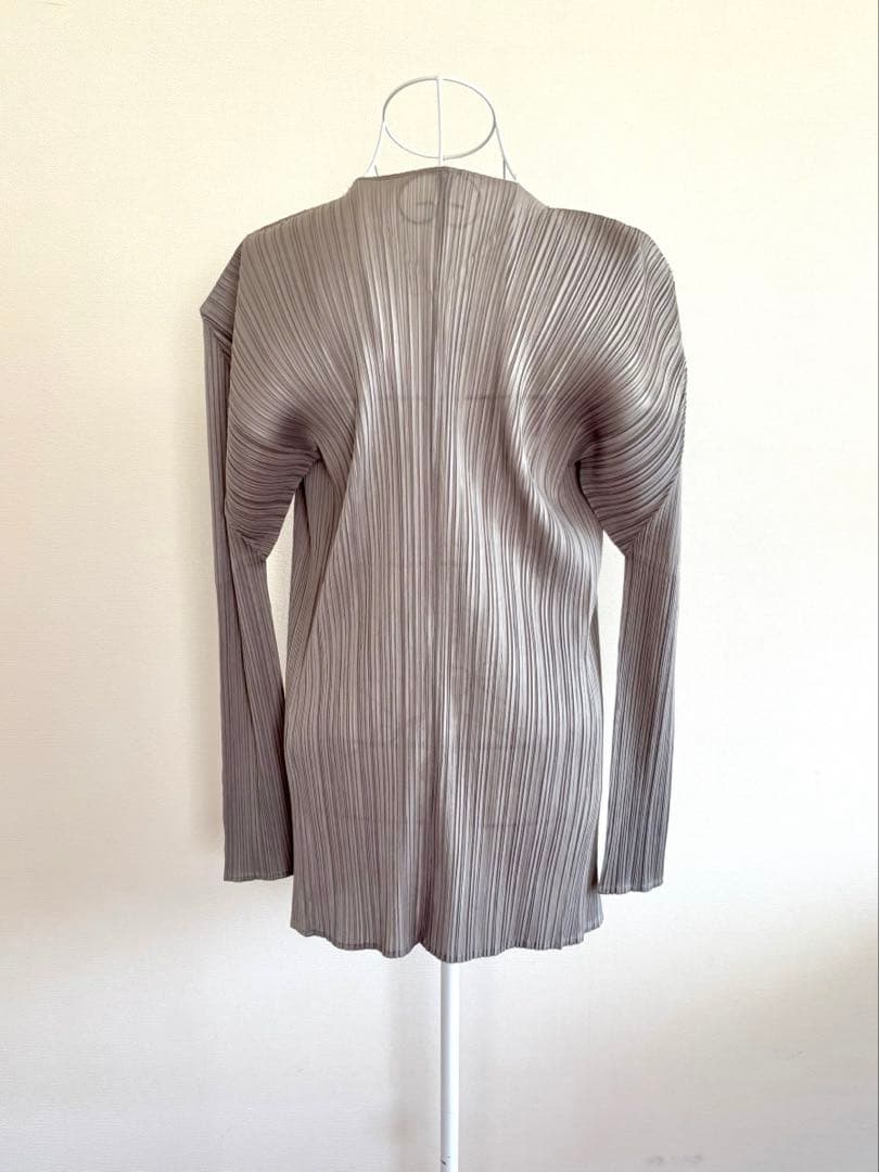 ISSEY MIYAKE イッセイミヤケ　プリーツプリーズ ノーカラージャケット