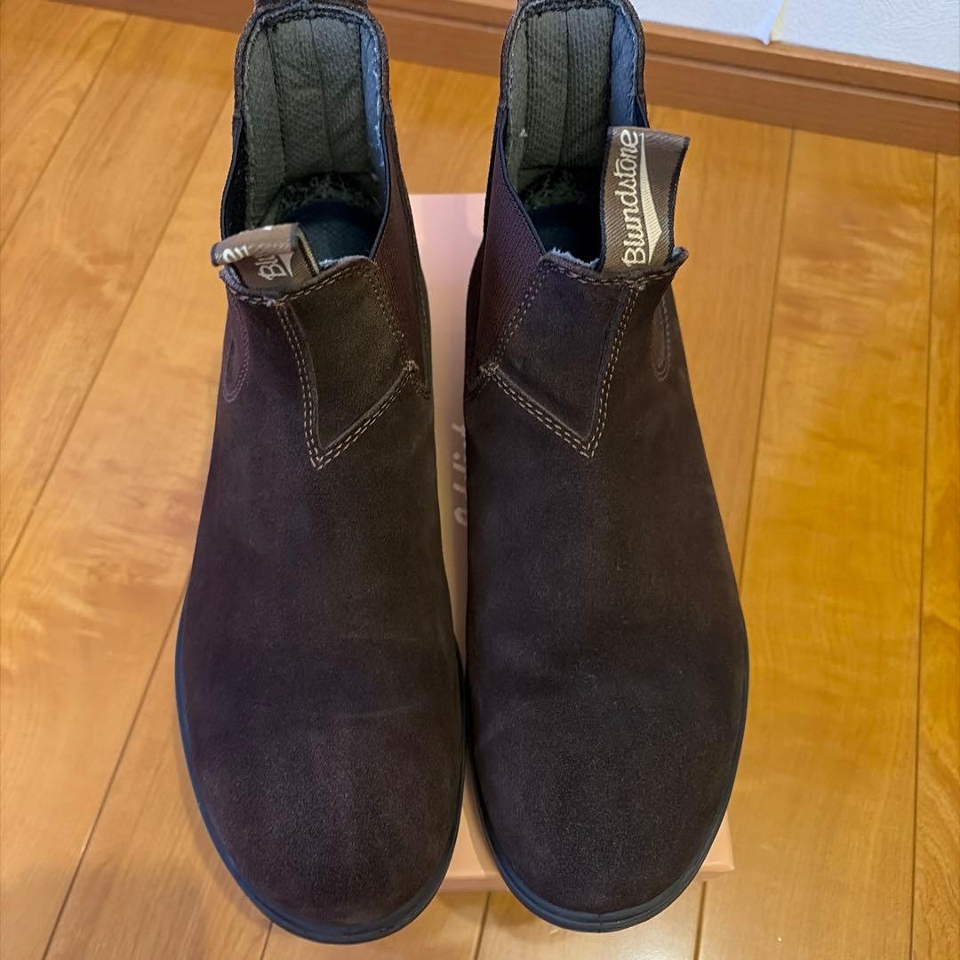 Blundstone ダークブラウン サイドゴアブーツ10