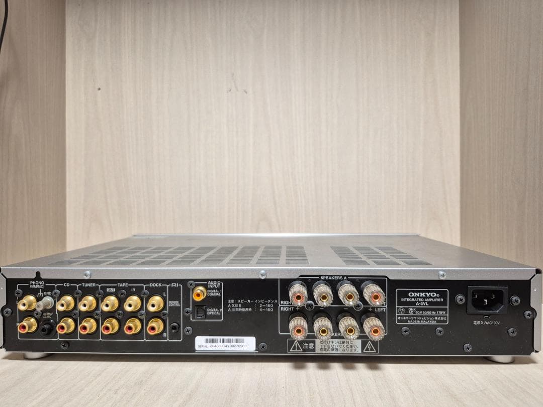 ONKYO A-5VL ジャンク品故障品 プリメインアンプ