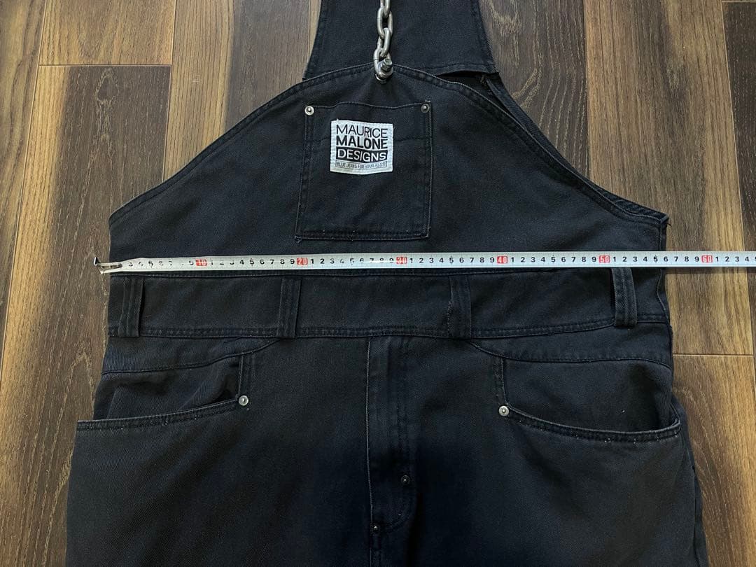 Maurice Malone オーバーオール　モーリス・マローン　黒　Ｌ