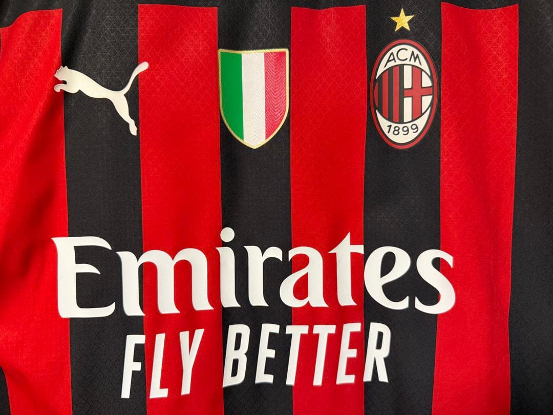 正規品　イブラヒモビッチ　選手支給用　ユニフォーム　ACミラン　現役ラストモデル