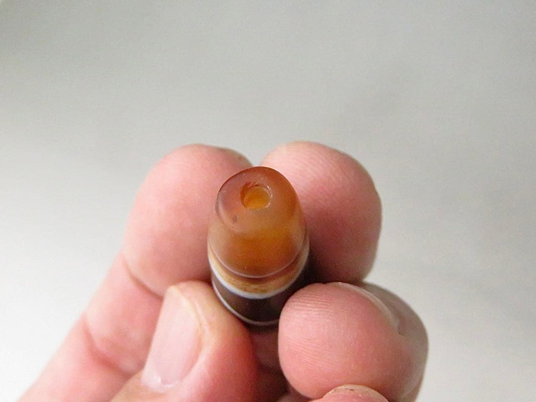 縞瑪瑙のビーズ