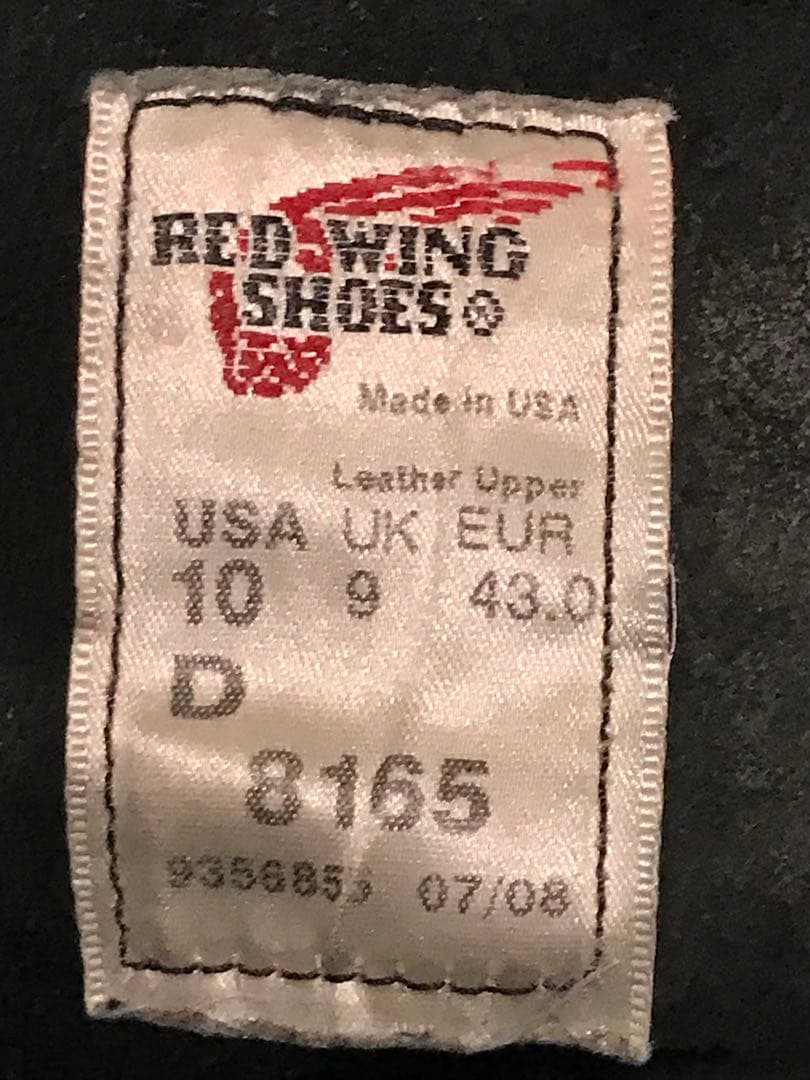RED WING ワークブーツ　クラッシックラウンド　8165 US 10