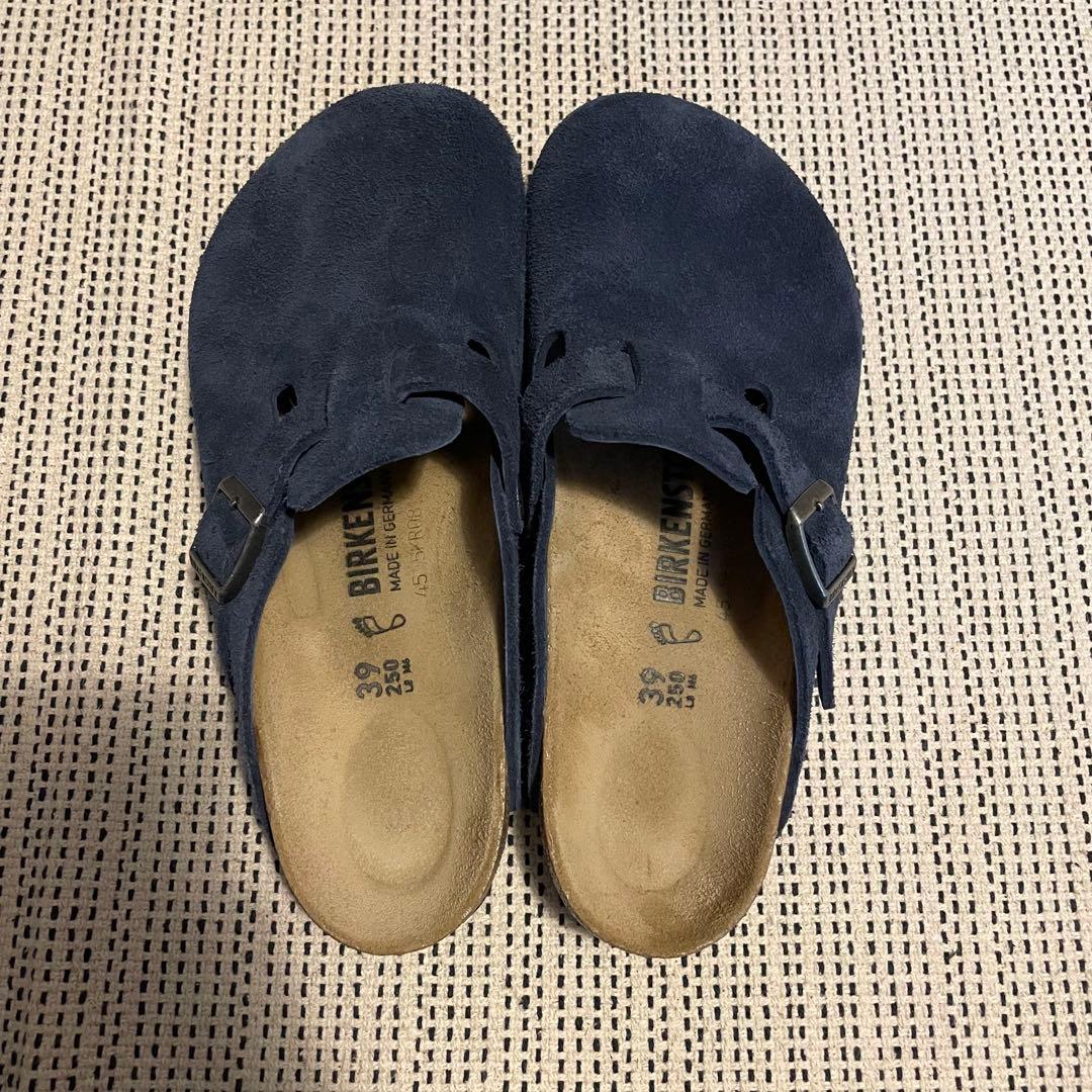 美品　BIRKENSTOCK Boston ネイビー　39 アローズ別注カラー
