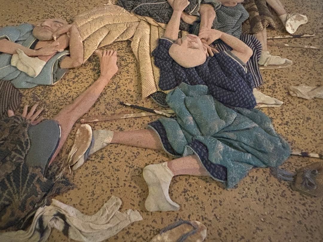 押し絵　江戸時代のおどろおどろしい様子