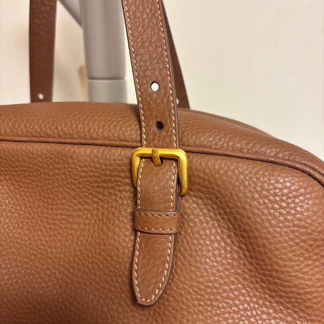 【未使用】miumiu ボストンバッグ ヴィッテロダイノレザー