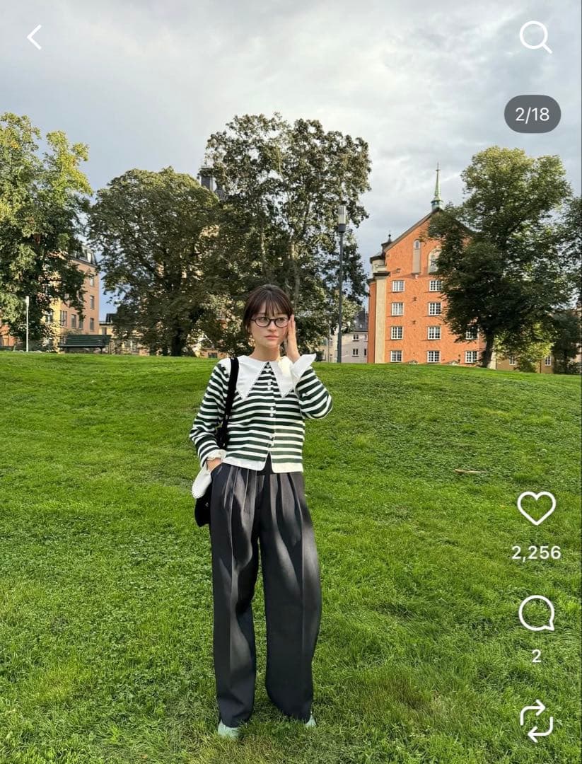 新品タグ付Bibiy. PATTY PILGRIM TOP ボーダー　限定カラー