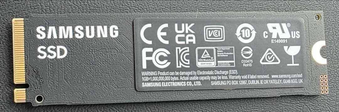 内蔵型SSD Samsung SSD 980 500GB NVMe M.2