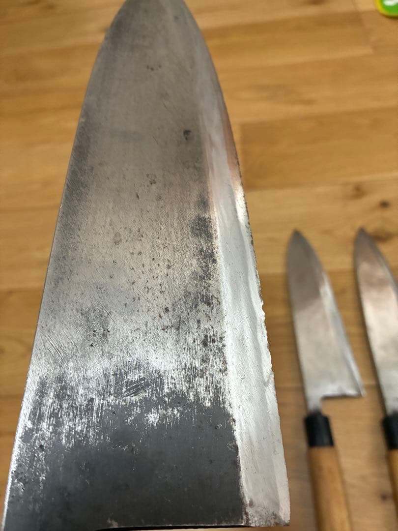 築地　有次　鋼性　国産　出刃包丁 3本セット