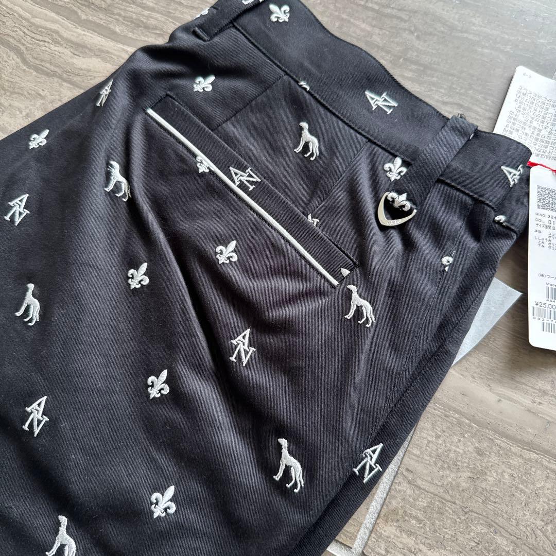 新品　adabat ゴルフ　総柄パンツ　ＸＬ　アダバット
