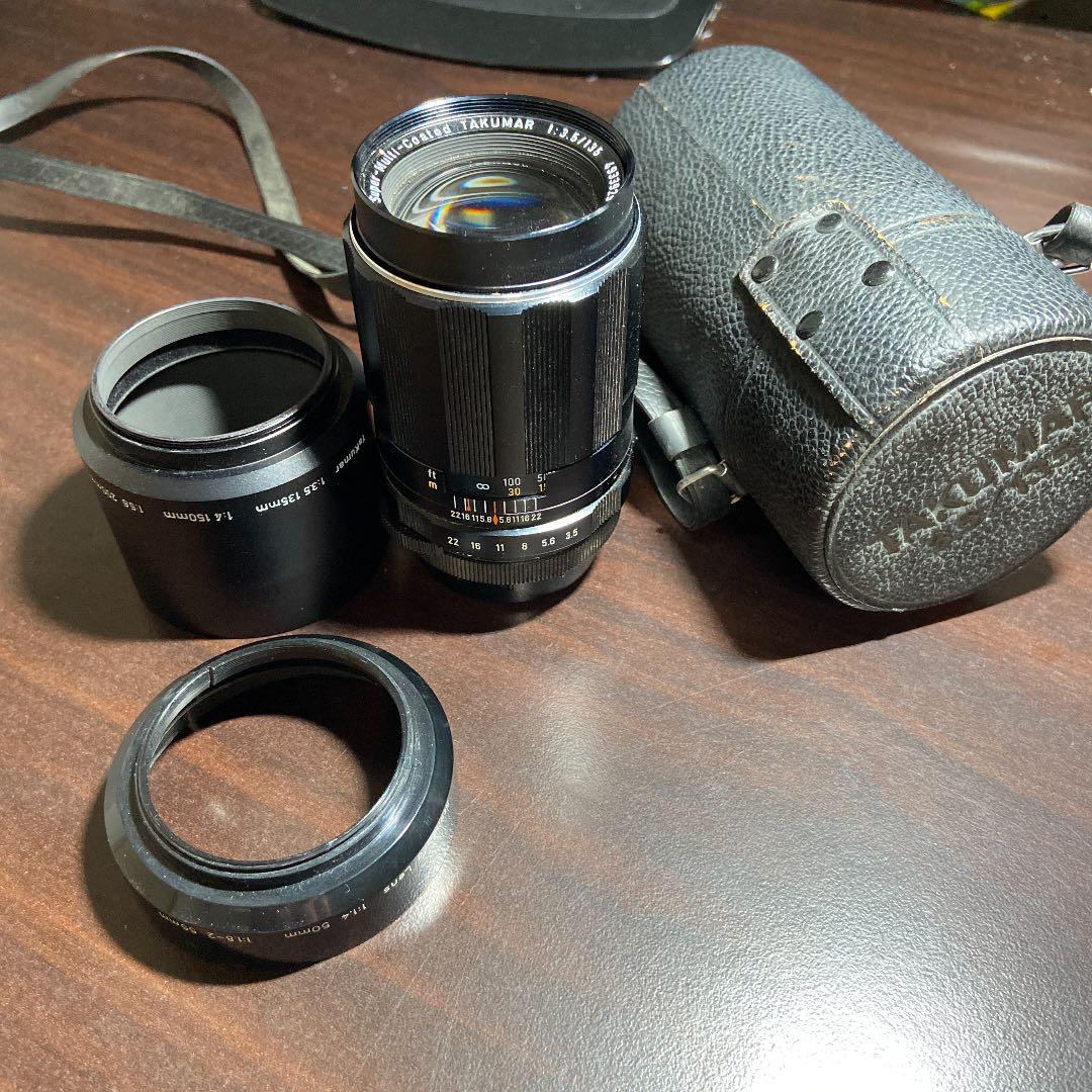 フィルム一眼レフカメラ　ASAHI  PENTAX とレンズ35-135㎜