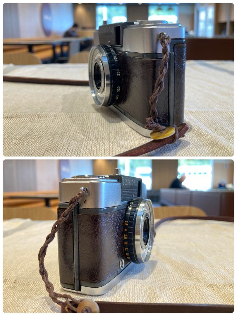 ★完動品＊美品★olympus pen ee2★フィルムカメラ入門に！★本革外装