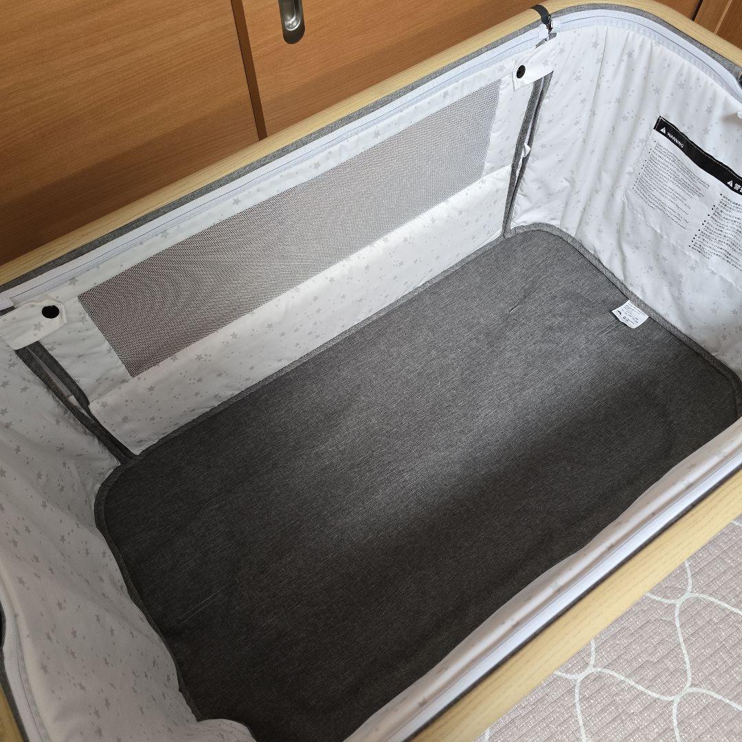 ベビーベッド HZDMJ+ニトリ ベッドインベッド