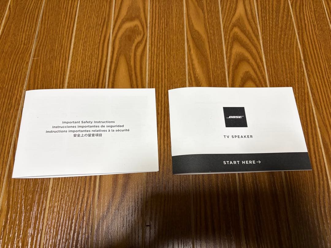 BOSE TV SPEAKER ブラック