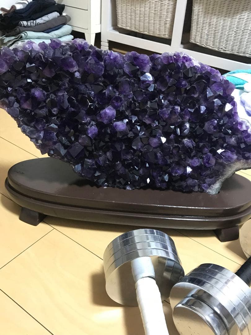 アメジストクラスター　ウルグアイ産アメジスト原石