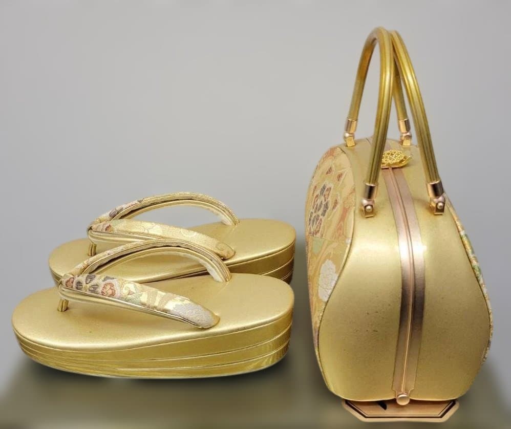 世美庵 Sサイズ 高級草履バッグセット 日本製 美品