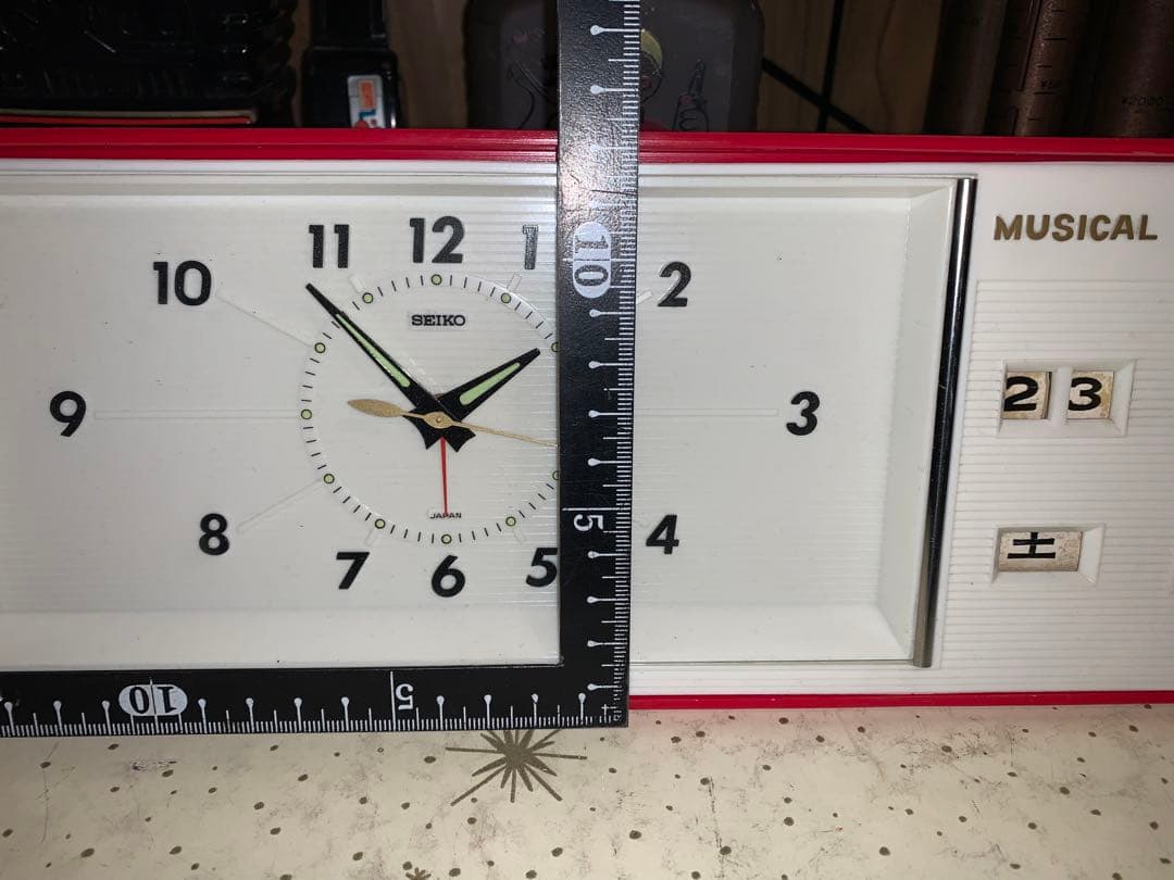 昭和レトロ　レア　動作品　セイコー　SEIKO ミュージカルクロック　ゼンマイ