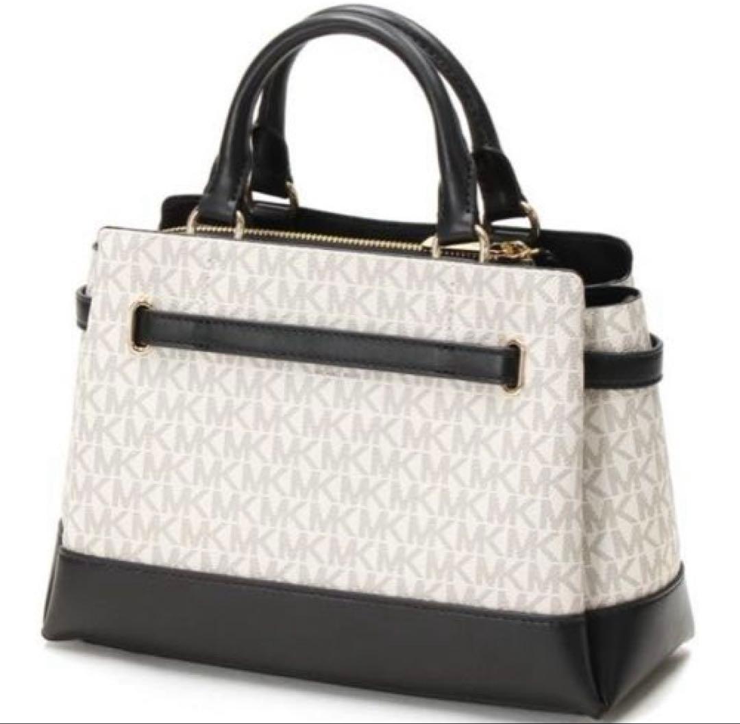 マイケルコース センタージップベルテッド サッチェルスモール MKシグネチャー