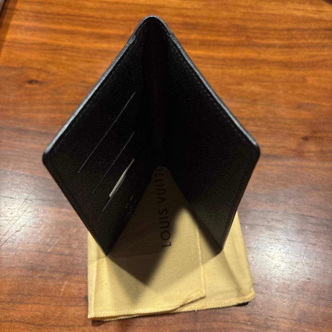 LOUIS VUITTON カードホルダー ブラック　ダミエ　手帳カバー