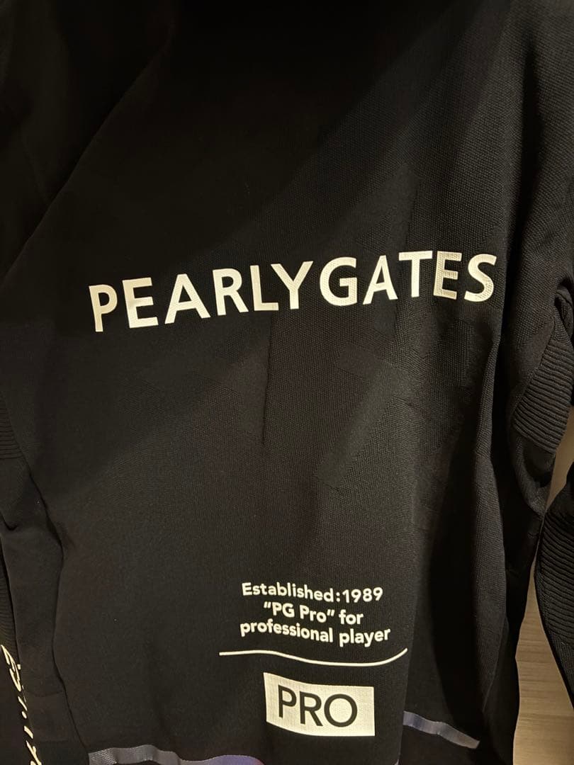 PEARLY GATES フルジップジャケット 黒　新品未使用