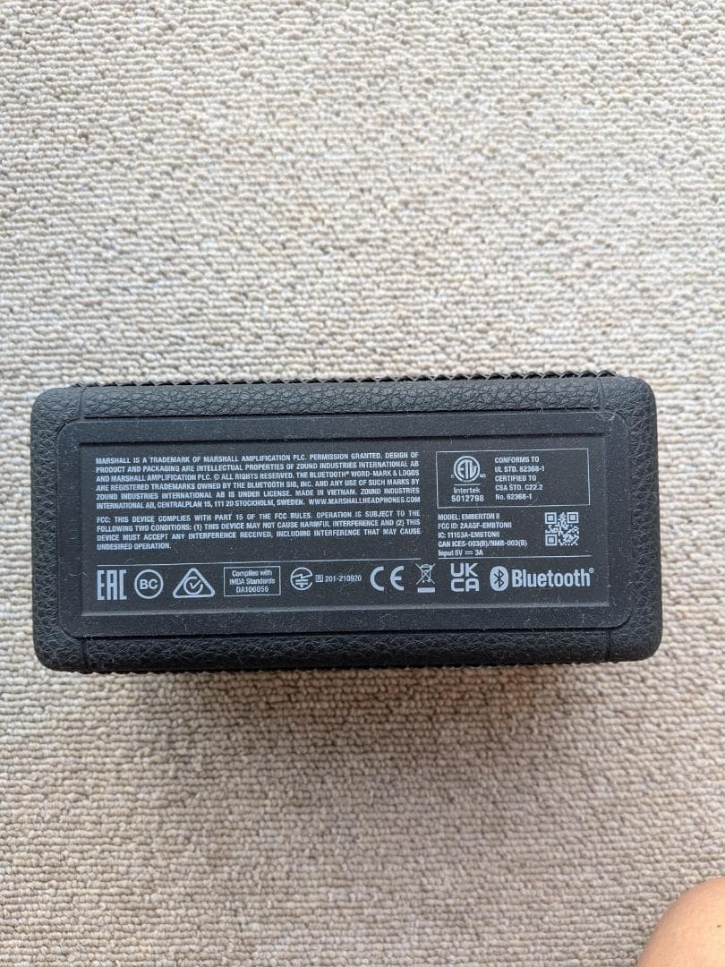 Marshall Emberton Ⅱ ブラック