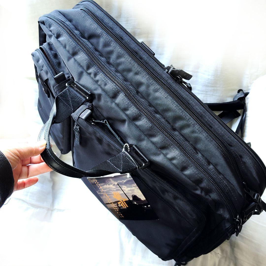 新品タグ付★アルファインダストリーズ 3way ビジネスバッグ 大容量 ブラック