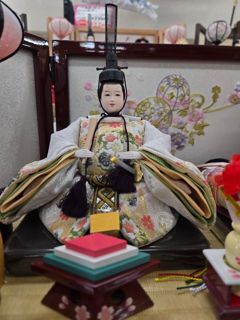 【展示品限り】雛人形　収納飾り　※閉店セール　8