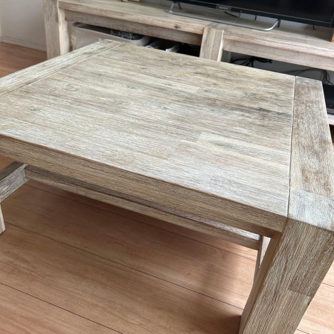 【値下げ】unico ウニコ　マノア　ローテーブル