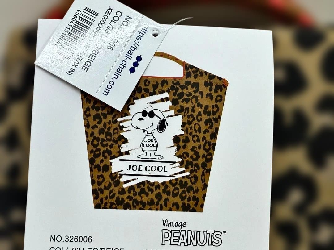 新品 大阪 限定 スヌーピー ヒョウ柄 エコバッグ Ball & Chain