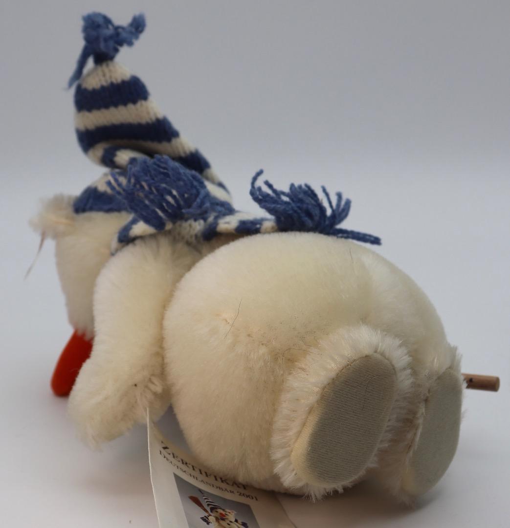 MAN 2001年 STEIFF ほうきを持ったスノウマン 21cm