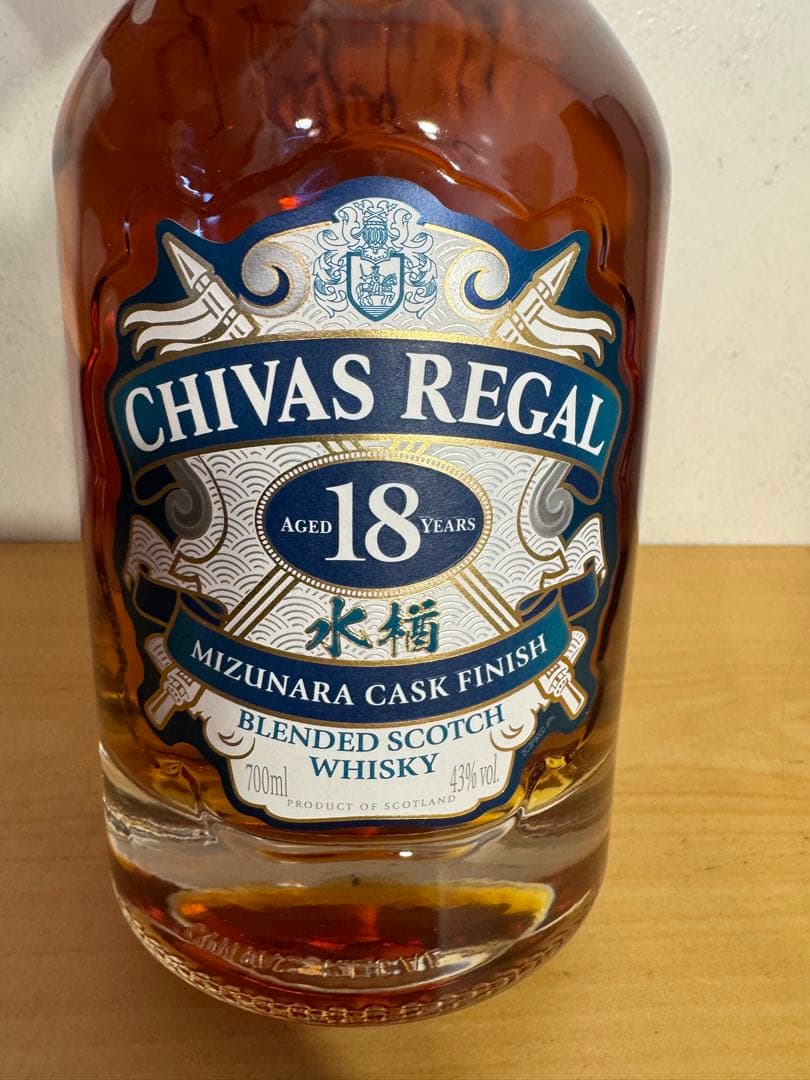 CHIVAS REGAL 18年 水楢　箱付