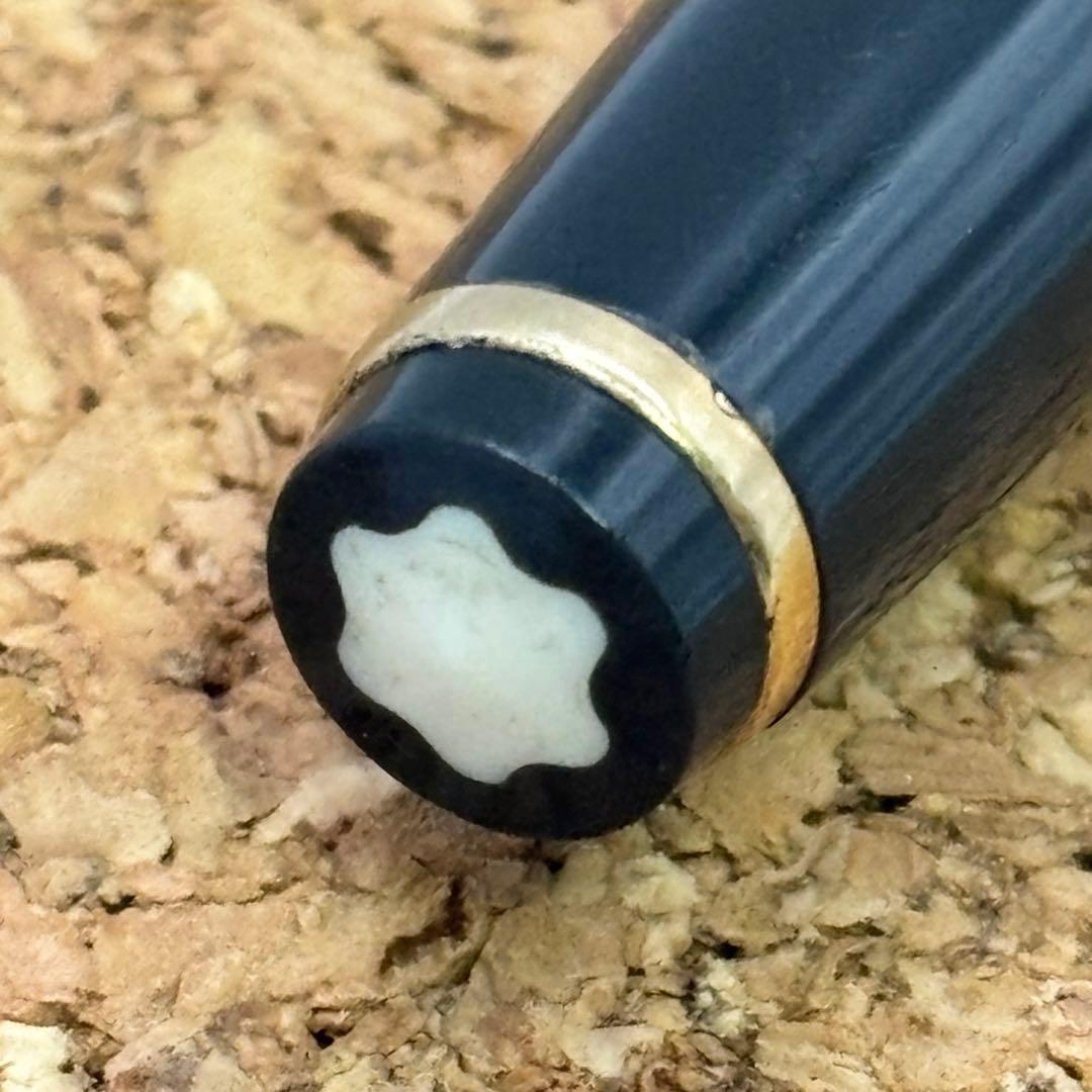 MONTBLANC 万年筆 No,24 青色インクビュー ブラック