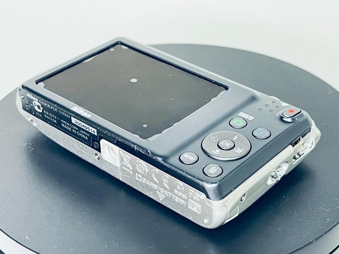 NIKON ニコン COOLPIX S3500 シルバー バッテリー SDカード