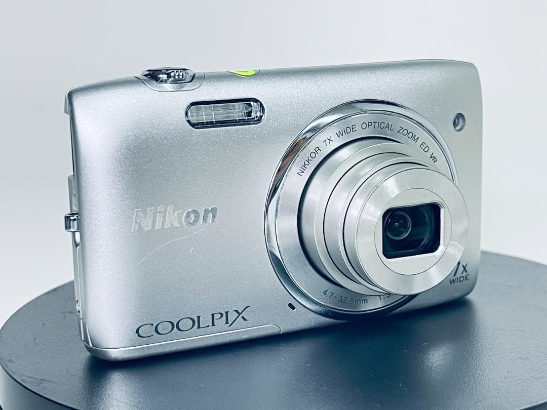 NIKON ニコン COOLPIX S3500 シルバー バッテリー SDカード