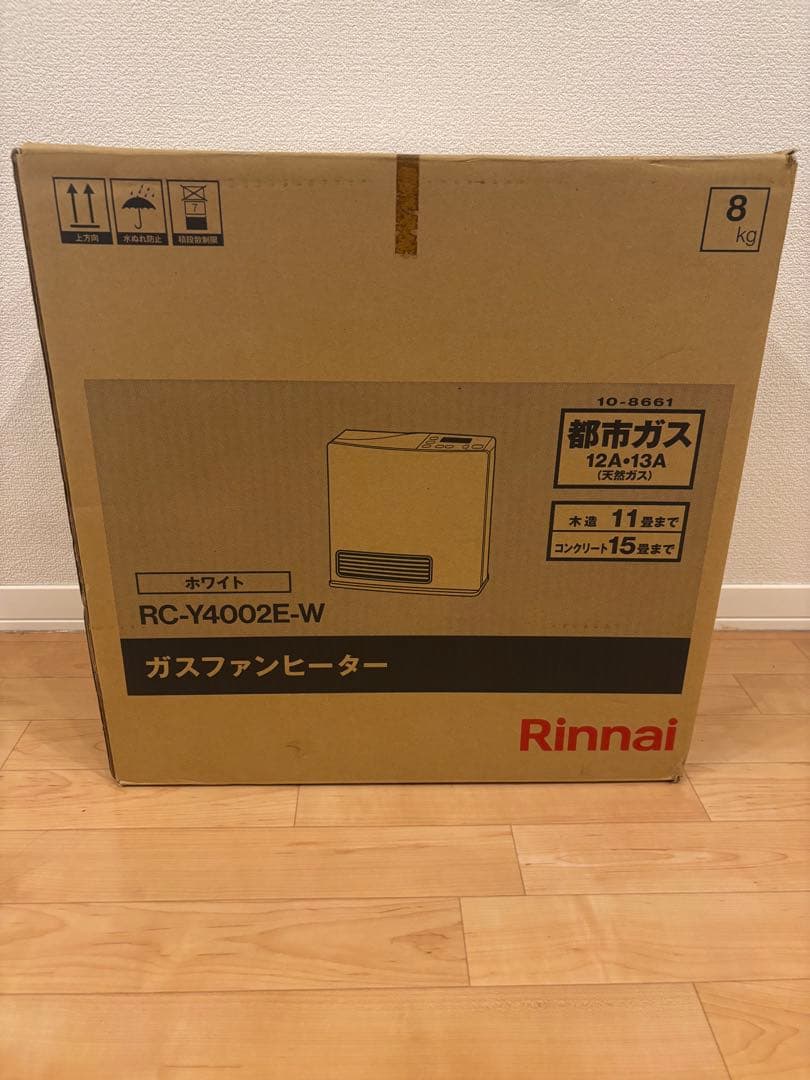 【3mコード付】Rinnai RC-Y4002E ガスファンヒーター リンナイ