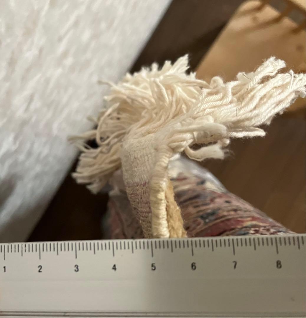 パキスタン絨毯 アンティーク 完全手織り 約2100×約1240mm