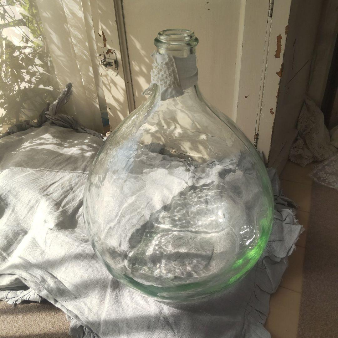 フランス　アンティーク　特大　ディミジョンボトル　ガラス