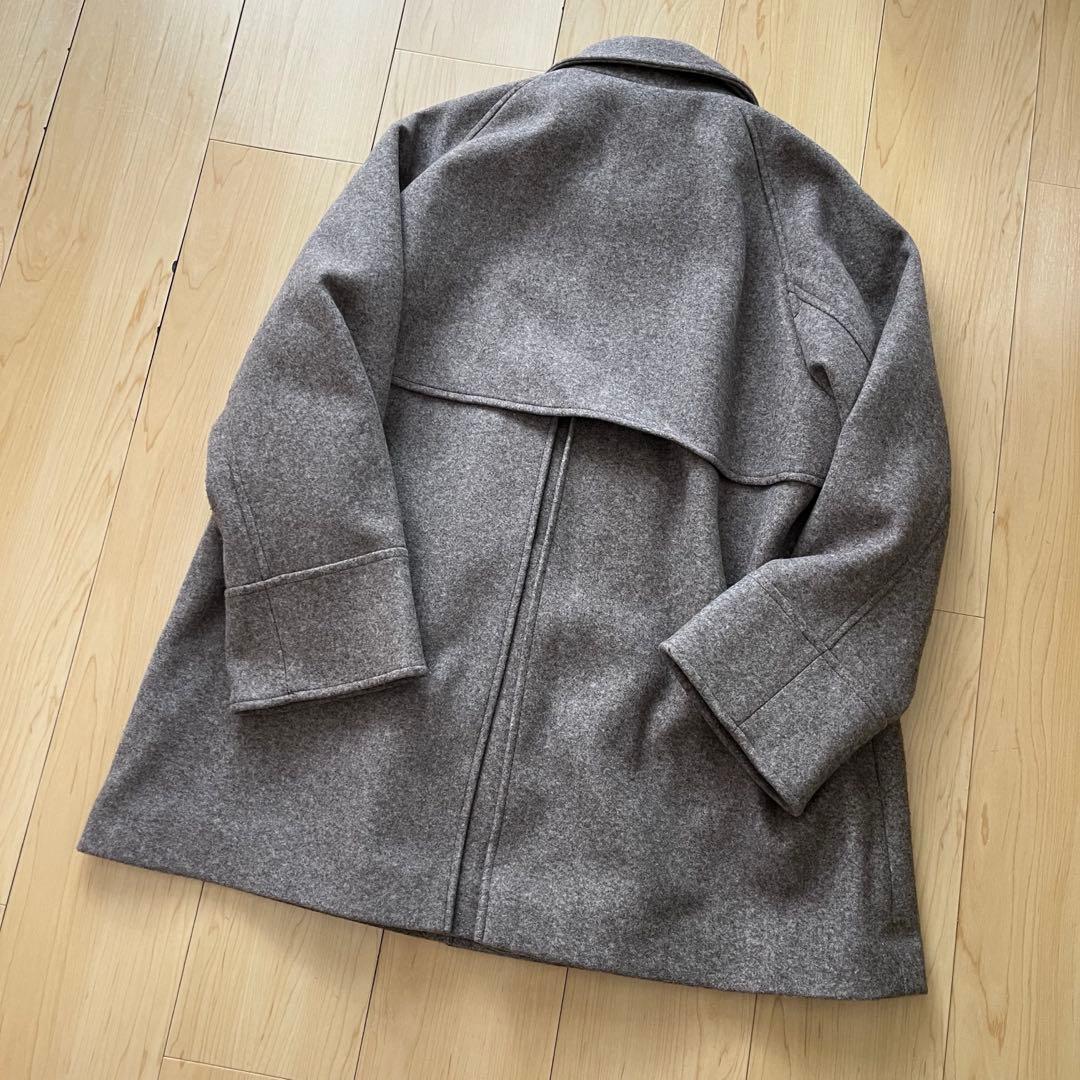 シップス　ウール ライク ジャージー メルトン　2WAY Pコート