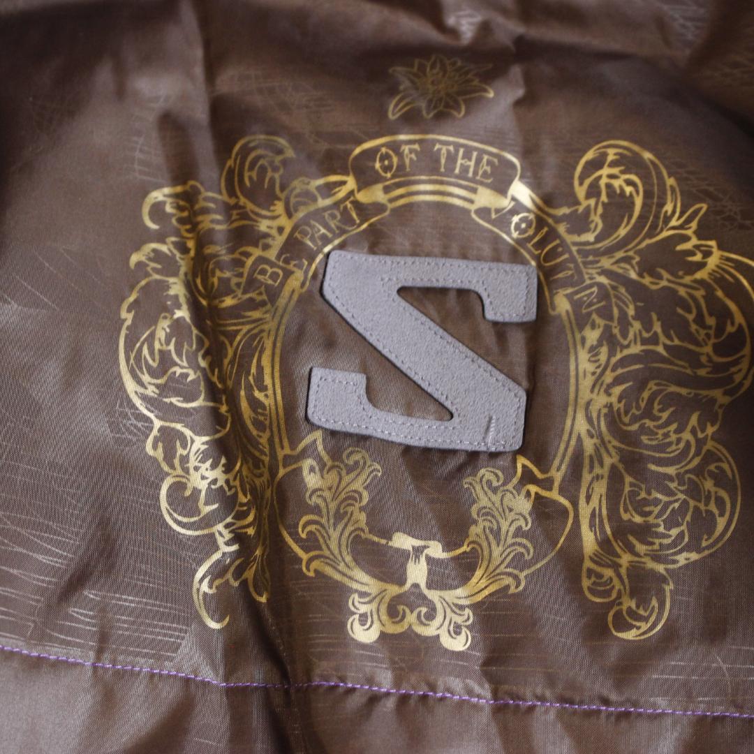 Salomon スキーウェア ナイロンジャケット Lサイズ ネイビー