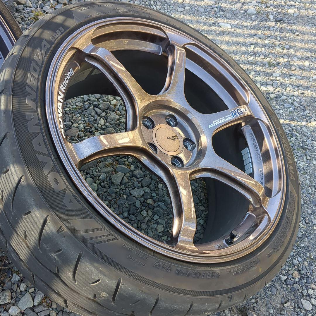 ADVANRacingRG-4 18インチタイヤホイール4本セット