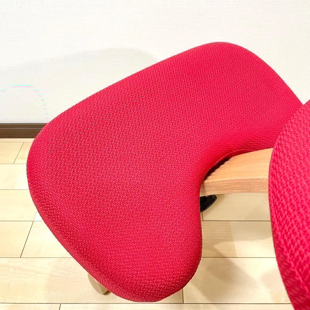 バランスラボ バランスチェア バランスイージー レッド 中古美品