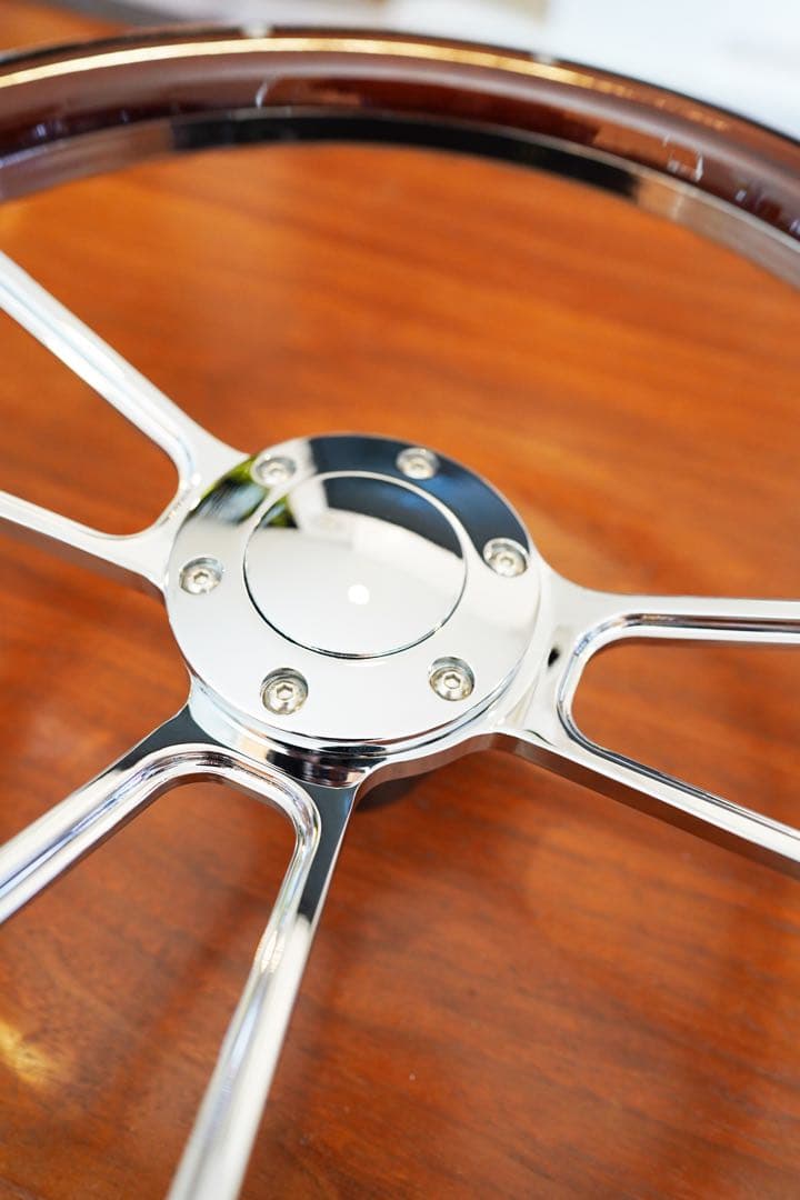 【最終値下げ】ウッドステアリングホイール 14インチ USDM JDM ビレット