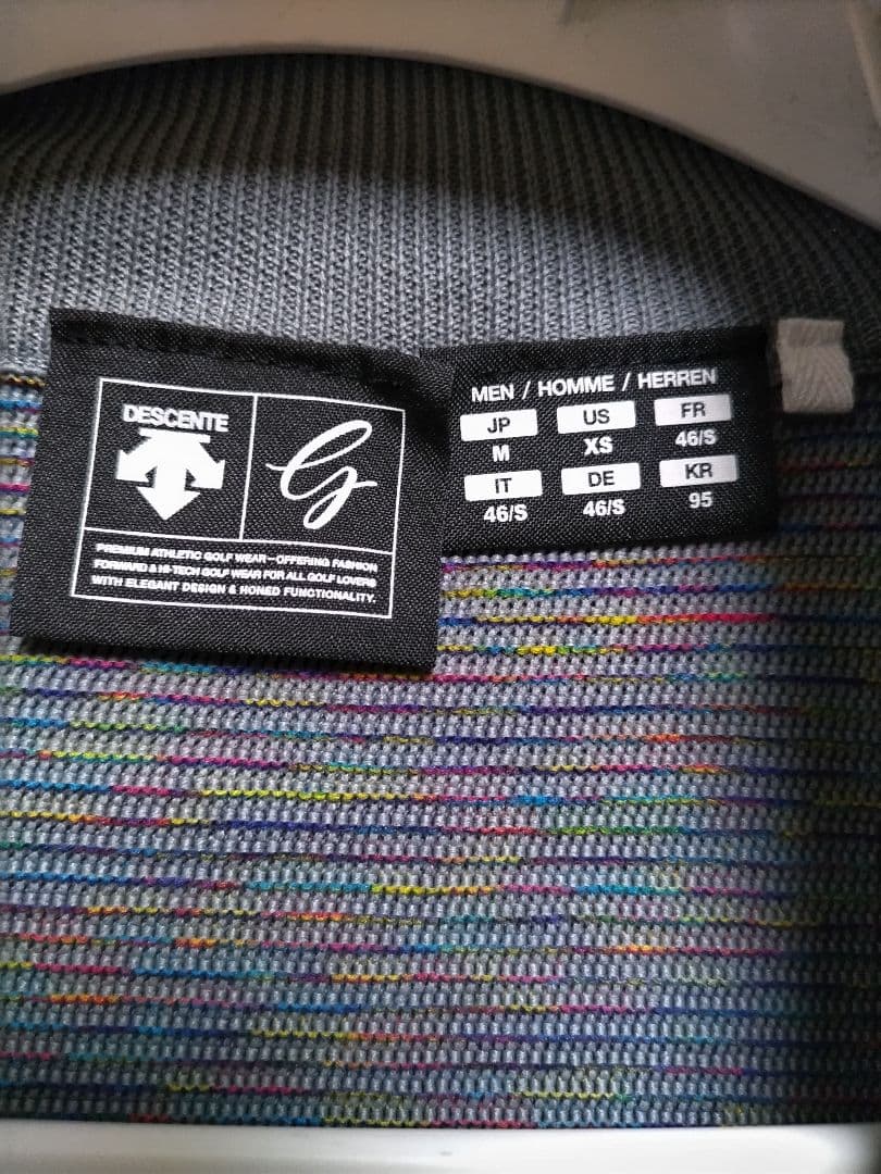 デサントゴルフ　ポーラテックアルファ　ニットジャケット　中綿　ハイブリッド