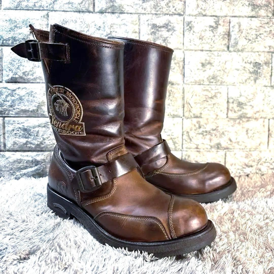 美品❣️SENDRA センドラ モーターサイクルブーツ エンジニア スチールトゥ