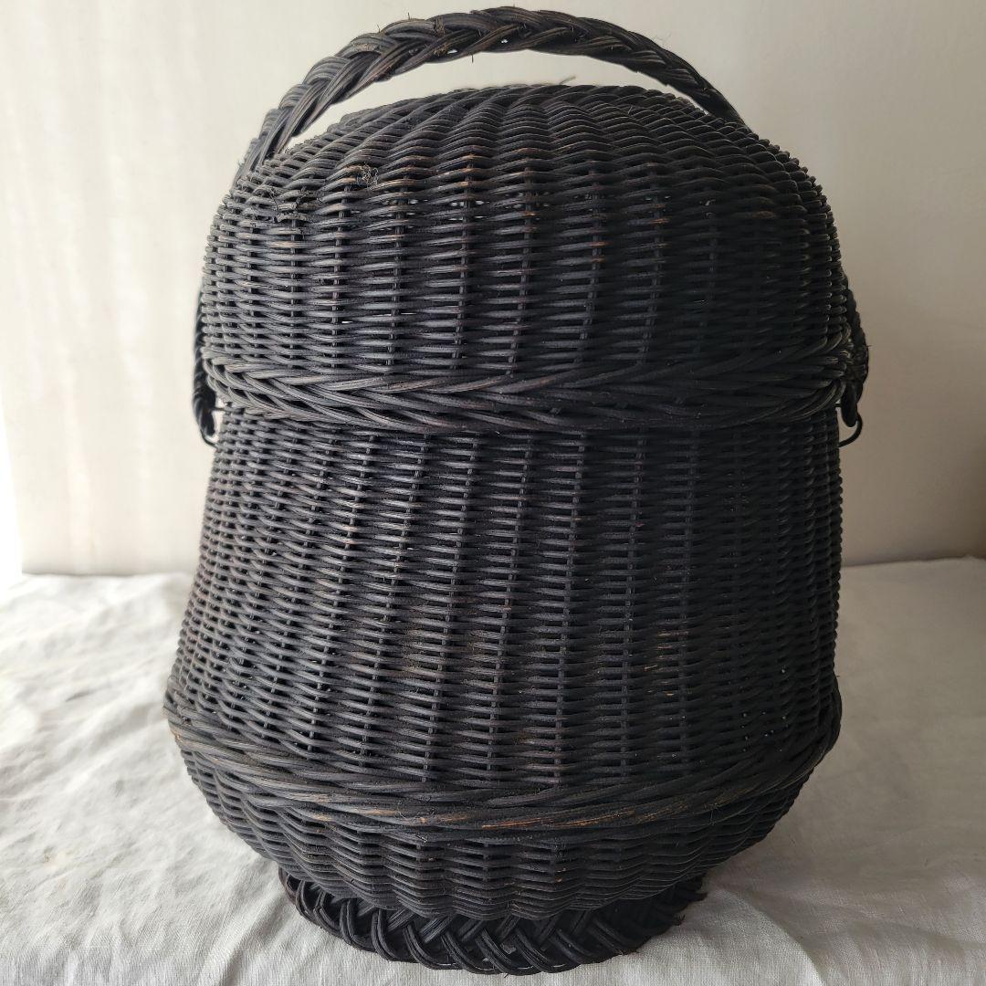 フランス　アンティーク　ブラック　パニエ