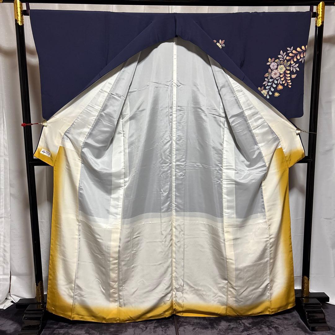 ま*ぉ様 新品　美品　袷　正絹　辻が花　翠山工房　訪問着　フルセット　西陣唐織袋